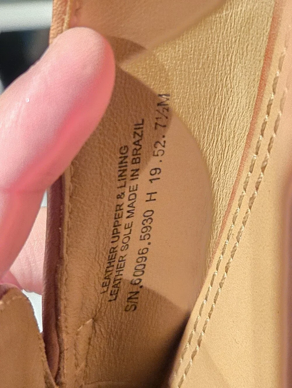 Tory Burch Gemini Link Leather Loafers Tan/light Brown Gold Hardware Size 7.5